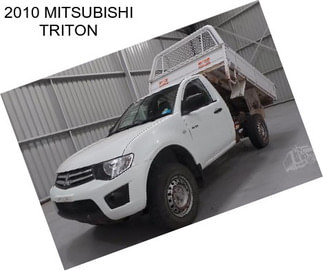 2010 MITSUBISHI TRITON