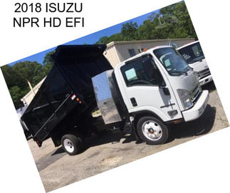 2018 ISUZU NPR HD EFI