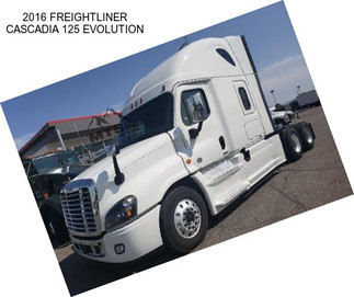 2016 FREIGHTLINER CASCADIA 125 EVOLUTION