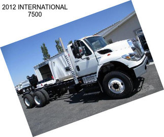 2012 INTERNATIONAL 7500