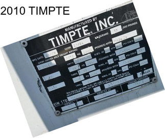 2010 TIMPTE