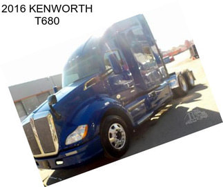 2016 KENWORTH T680