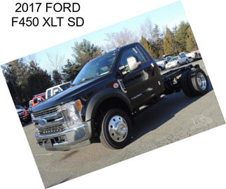 2017 FORD F450 XLT SD