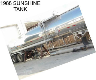 1988 SUNSHINE TANK