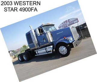 2003 WESTERN STAR 4900FA