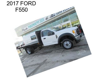 2017 FORD F550