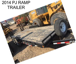 2014 PJ RAMP TRAILER