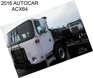 2016 AUTOCAR ACX64