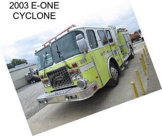 2003 E-ONE CYCLONE