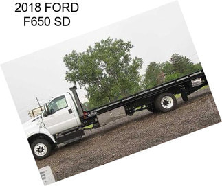 2018 FORD F650 SD