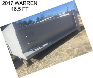 2017 WARREN 16.5 FT