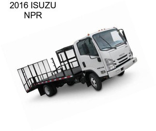 2016 ISUZU NPR