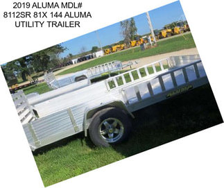 2019 ALUMA MDL# 8112SR 81\