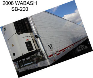 2008 WABASH SB-200