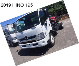 2019 HINO 195