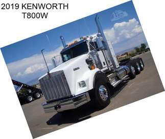 2019 KENWORTH T800W