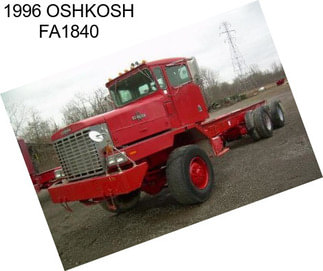 1996 OSHKOSH FA1840