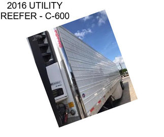 2016 UTILITY REEFER - C-600