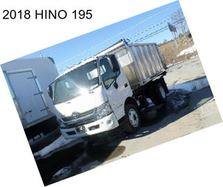 2018 HINO 195