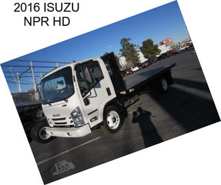 2016 ISUZU NPR HD