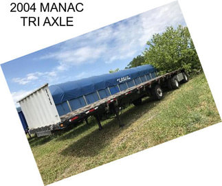 2004 MANAC TRI AXLE