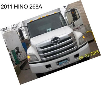 2011 HINO 268A