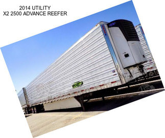 2014 UTILITY X2 2500 ADVANCE REEFER