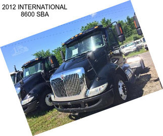 2012 INTERNATIONAL 8600 SBA