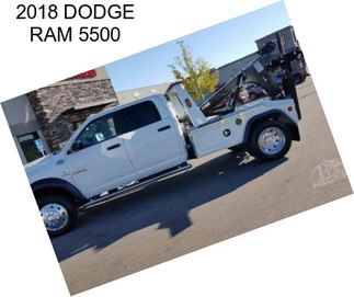 2018 DODGE RAM 5500