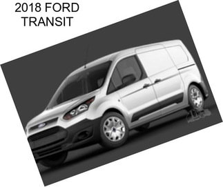 2018 FORD TRANSIT