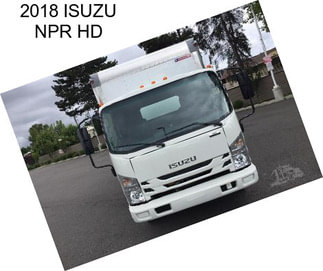 2018 ISUZU NPR HD