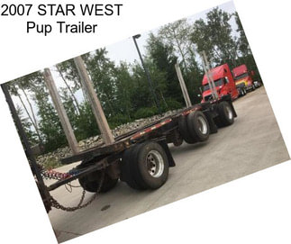 2007 STAR WEST Pup Trailer