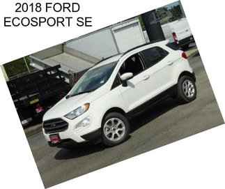 2018 FORD ECOSPORT SE