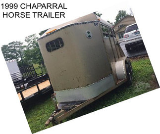 1999 CHAPARRAL HORSE TRAILER