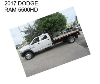 2017 DODGE RAM 5500HD