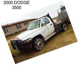 2000 DODGE 3500