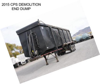 2015 CPS DEMOLITION END DUMP