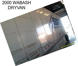 2000 WABASH DRYVAN