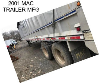 2001 MAC TRAILER MFG