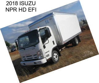 2018 ISUZU NPR HD EFI