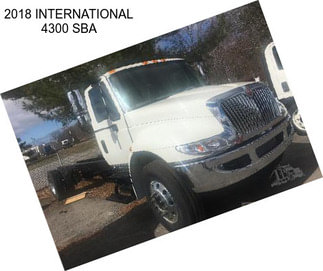 2018 INTERNATIONAL 4300 SBA