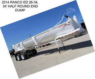 2014 RANCO ED 26-34, 34\' HALF ROUND END DUMP