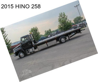 2015 HINO 258
