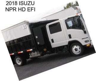 2018 ISUZU NPR HD EFI