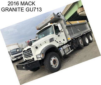 2016 MACK GRANITE GU713