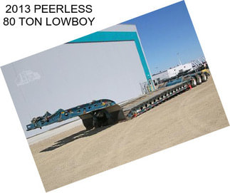 2013 PEERLESS 80 TON LOWBOY