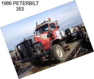 1986 PETERBILT 353