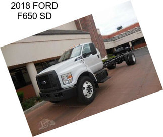 2018 FORD F650 SD