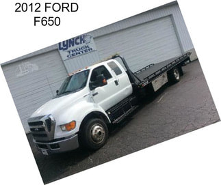 2012 FORD F650