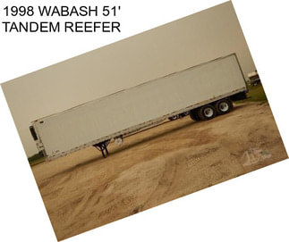 1998 WABASH 51\' TANDEM REEFER